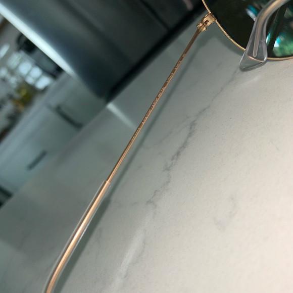 Authentic Ray Bans! Aviator large metal - Picture 5 of 8